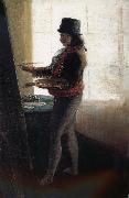 Francisco Goya Self-portrait in the Studio china oil painting reproduction